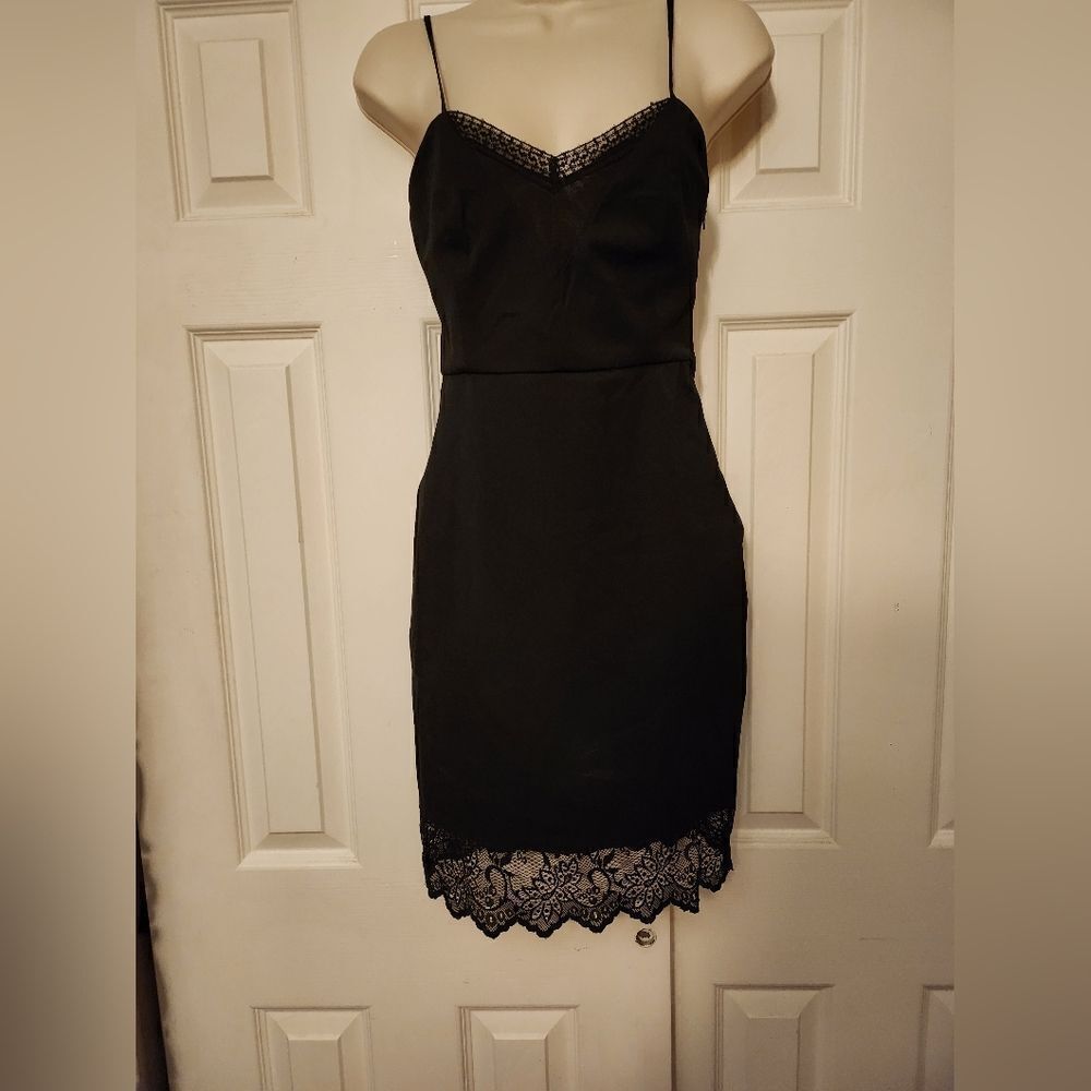 Zara black lacy dress, size extra small